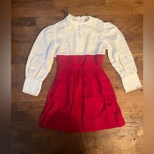 Vintage Kate Greenaway Christmas holiday dress size 10